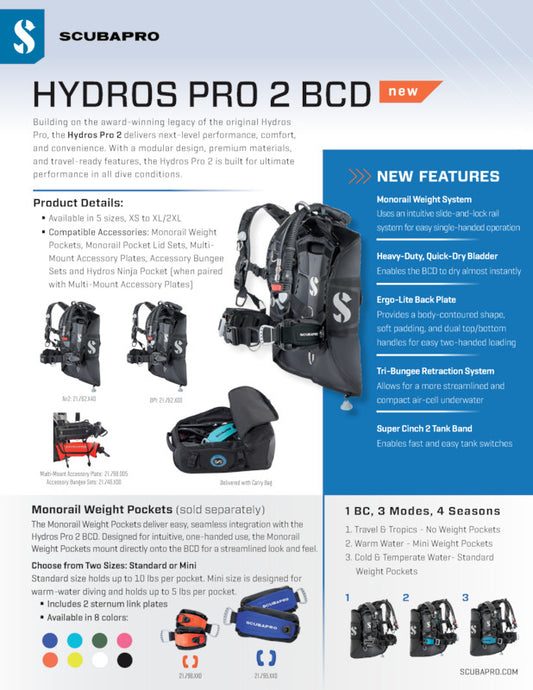 HYDROS PRO 2 BCD W/BPI (PRE-ORDER ONLY)