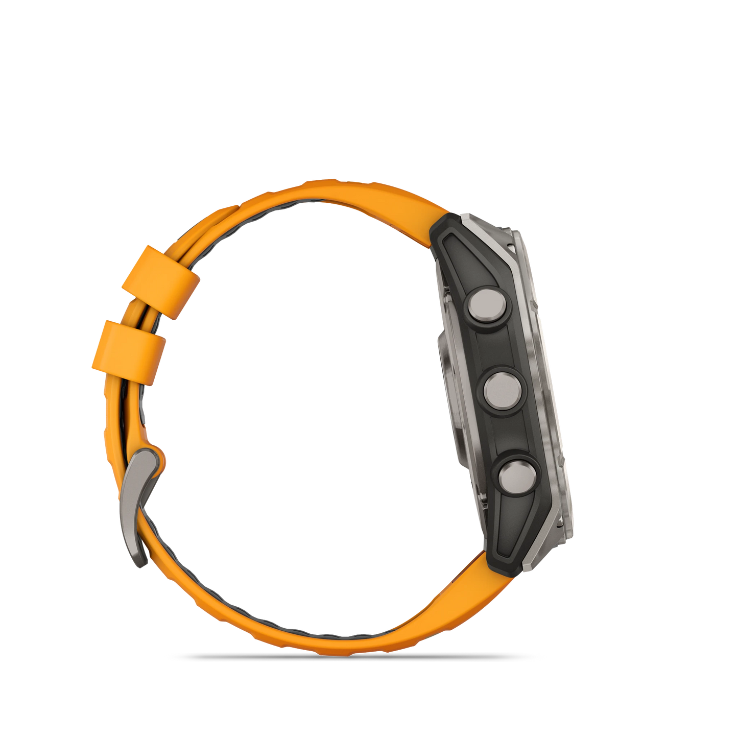 fēnix® 8 – 51 mm, AMOLED Sapphire, Titanium with Spark Orange/Graphite Silicone Band