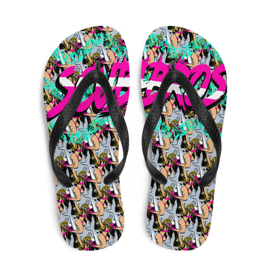 Shark Rider Flip-Flops