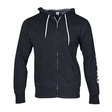 Load image into Gallery viewer, CHARCOAL GRAY ZIP-UP HOODIE