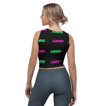 Neon Army Crop Top