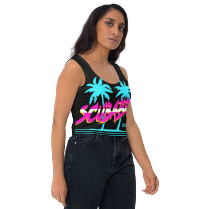 Bro-Palms Black Crop Top