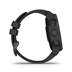 Descent™ Mk2S, Carbon Gray DLC with Black Silicone Band