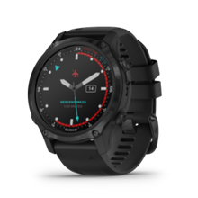 Load image into Gallery viewer, Descent™ Mk2S, Carbon Gray DLC with Black Silicone Band
