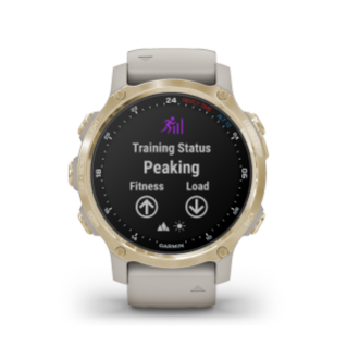 Descent™ Mk2S, Light Gold with Light Sand Silicone Band