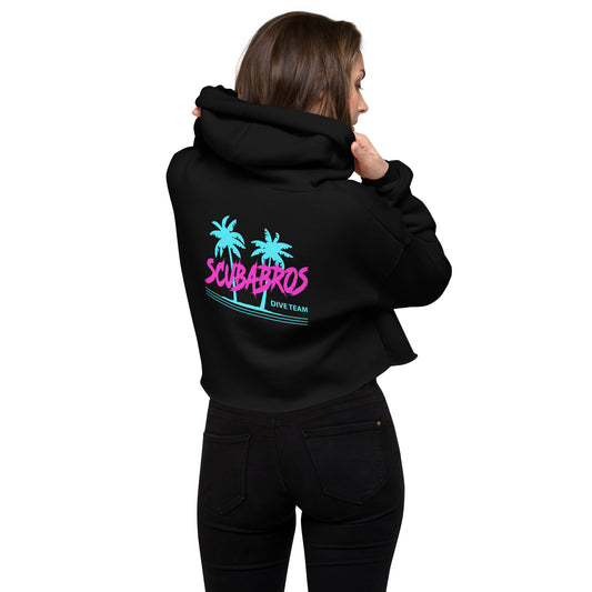 BRO-Palms 2 Tone Crop Hoodie